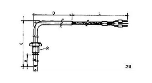 Silizium-Temperaturfühler - 211 - MESEL S.L - Pt100 / Pt1000 / Thermoelement Typ J