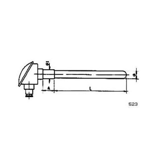 RTD-Temperaturfühler - 523 - MESEL S.L - Pt100 / Pt1000 / Thermoelement Typ J