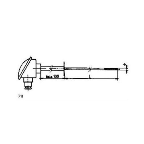 RTD-Temperaturfühler - 711 - MESEL S.L - Pt100 / Pt1000 / Thermoelement Typ J