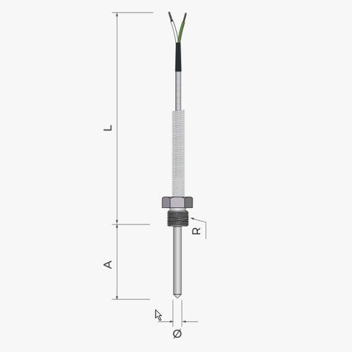 RTD-Temperaturfühler - 111 - MESEL S.L - Pt100 / Pt1000 / Thermoelement Typ J