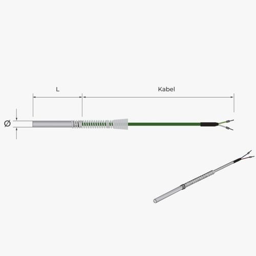 Pt100-Temperaturfühler - 121 - MESEL S.L - Pt1000 / Thermoelement Typ J / Thermoelement Typ K