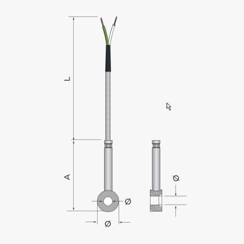 Pt100-Temperaturfühler - 311 - MESEL S.L - Pt1000 / Thermoelement Typ J / Thermoelement Typ K