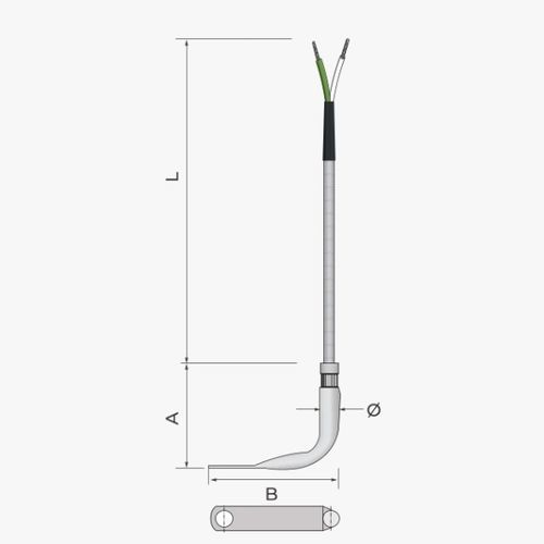 Pt100-Temperaturfühler - 312 - MESEL S.L - Pt1000 / Thermoelement Typ J / Thermoelement Typ K