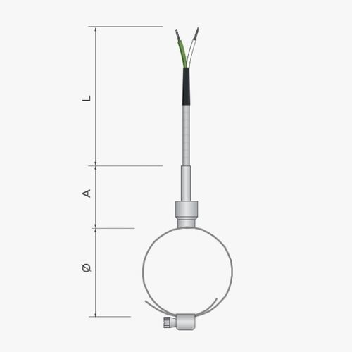 Pt100-Temperaturfühler - 325 - MESEL S.L - Pt1000 / Thermoelement Typ J / Thermoelement Typ K