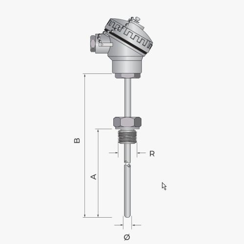 Pt100-Temperaturfühler - 511 - MESEL S.L - Pt1000 / Thermoelement Typ J / Thermoelement Typ K