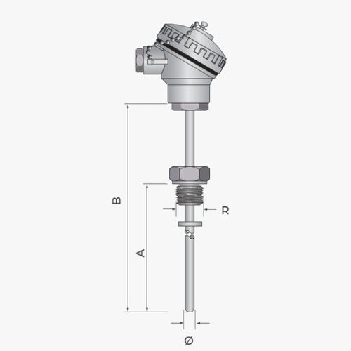 Pt100-Temperaturfühler - 512 - MESEL S.L - Pt1000 / Thermoelement Typ J / Thermoelement Typ K