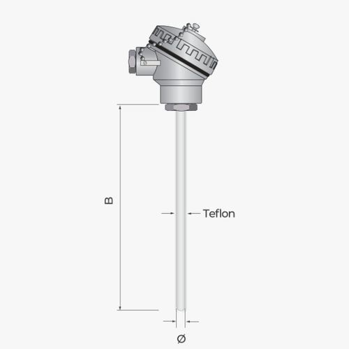 Pt100-Temperaturfühler - 524 - MESEL S.L - Pt1000 / Thermoelement Typ J / Thermoelement Typ K