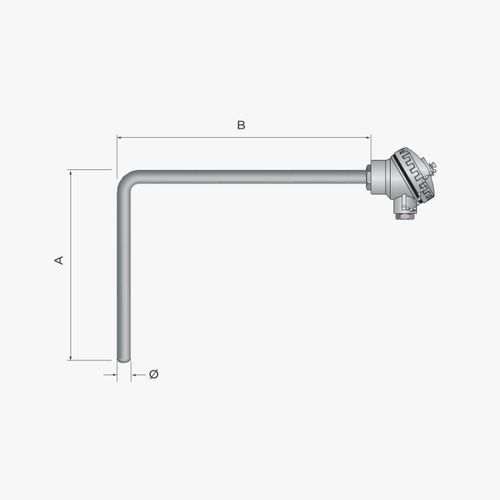 Pt100-Temperaturfühler - 611 - MESEL S.L - Pt1000 / Thermoelement Typ J / Thermoelement Typ K