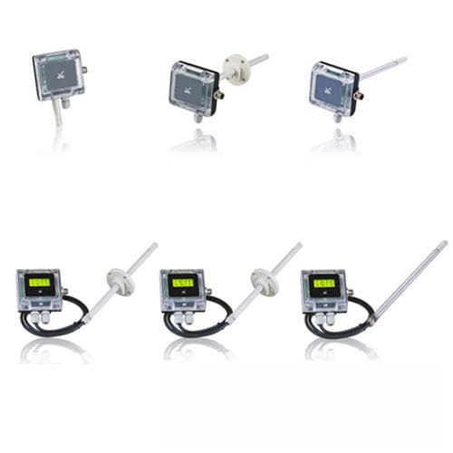 Feuchte- und Temperatursensor / relativ - TH 80X - MESEL S.L - wandmontiert / kanalmontiert / 4-20 mA