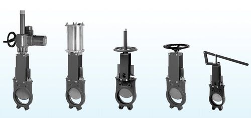 Plattenschieber - A - AKO ARMATUREN - Hebel / elektrisch / pneumatisch