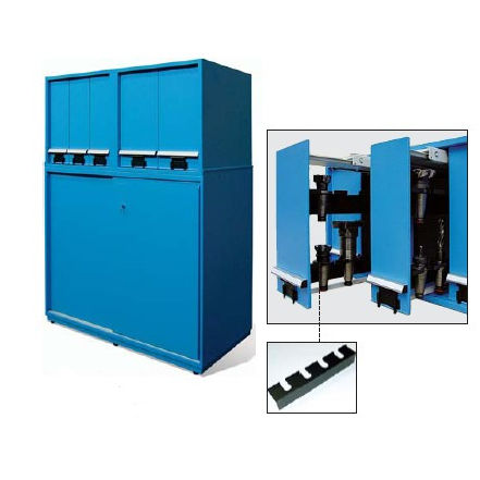 Büroschrank - AV 700/1400 series - SARRALLE - auf Füßen / Schließfach / Metall