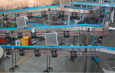 Pneumatischer Förderer - IC Filling Systems LTD - schräg / für Materialumschlag / für Kunststoffflaschen