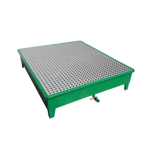 Auffangpalette für 2 Fässer - 60009623 - IST Safety Ltd - galvanisiertem Stahl / stapelbar
