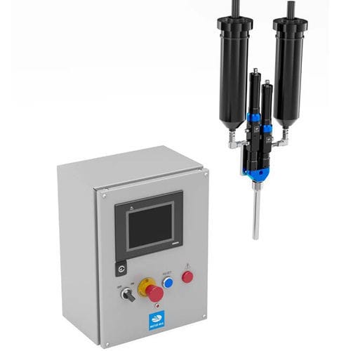 Mischer-Dispenser für Epoxidharz - LiquidFlow 2 - Meter Mix Systems Ltd. - Methacrylat-Klebstoff (MMA) / für Polyurethan-Klebstoff / für Silikon