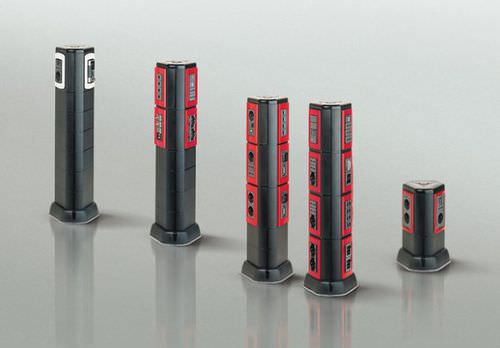 Bodenstehende Steckdose - MONOLYTO COLONNA Series - CANALPLAST - Einbau