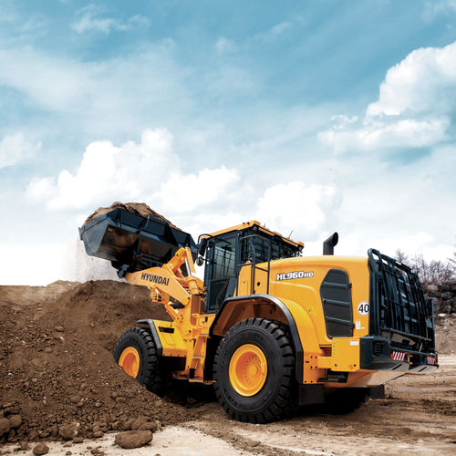Radlader - HL965 - HYUNDAI HEAYY INDUSTRIES - für Baustelle / für Bergbau / für Materialumschlag