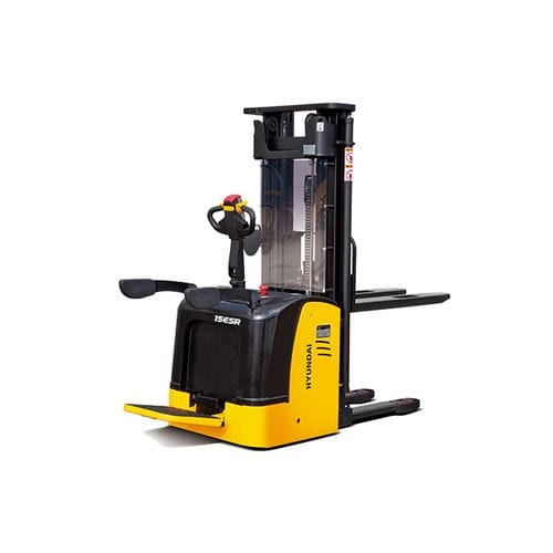 Elektrischer Stapler - 15ESR - HYUNDAI HEAYY INDUSTRIES - Sitz / 24 V / für Lagerhallen