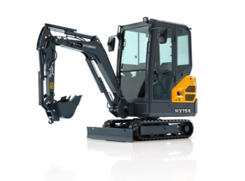 Mittelgroßer Bagger - HX19A - HYUNDAI HEAYY INDUSTRIES - auf Raupen / Diesel / für Baustellen