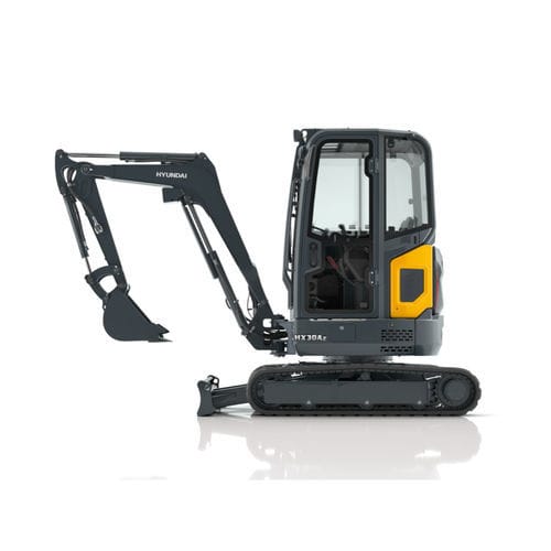 Minibagger - HX30A Z - HYUNDAI HEAYY INDUSTRIES - auf Raupen / Diesel / kompakt