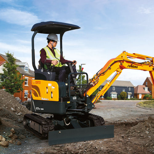 Minibagger - HX17A Z - HYUNDAI HEAYY INDUSTRIES - auf Raupen / Tier 3 / für Baustellen