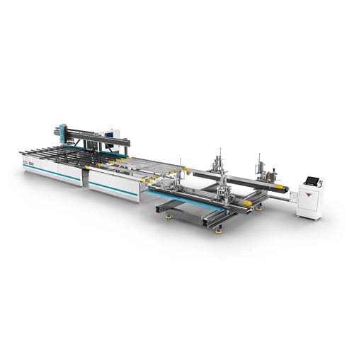 Linie zum Schweißen und Entgraten / Eck - CCL 1661 - YILMAZ MACHINE - CNC / für PVC-Profile / für Industrieanwendungen