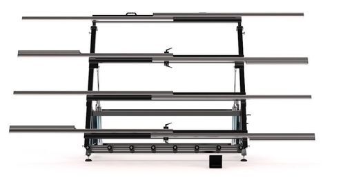 Montagetisch für Fenster und Türen - PWB 4100 - YILMAZ MACHINE - Glasur / pneumatisch / pneumatisch