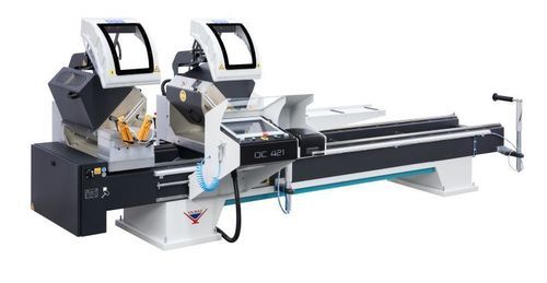 Doppelgehrungssäge für PVC - DC 421 PBS - YILMAZ MACHINE - für Aluminium / für Profile / zusammengesetzter Winkel