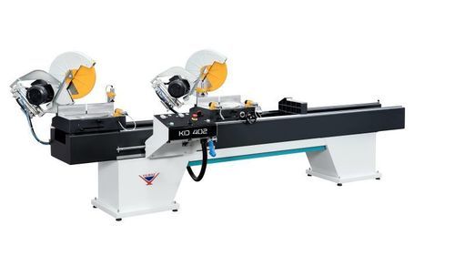 Doppelgehrungssäge für PVC - KD 402 S - YILMAZ MACHINE - für Aluminium / für Holz / für Profile