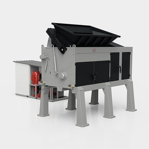 Primär-Schredder - GL650 series - CAMEC srl - Einwellen / Fest- und Schüttabfall / für Aluminium