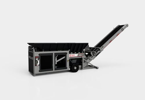 Mobiler Schredder - DRM475 series - CAMEC srl - Primär / Zweiwellen / für Holz