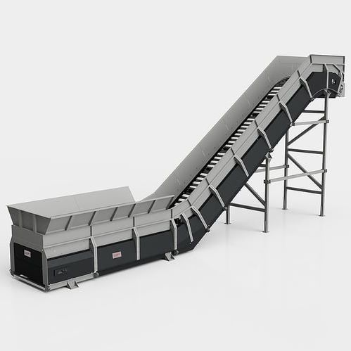 Kettenförderer - NTM series - CAMEC srl - schräg / modular / höhenverstellbar