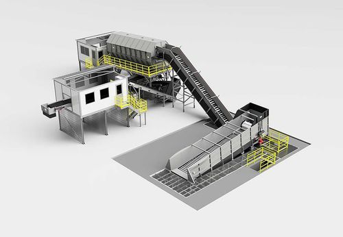 Recycling-Anlage / Papier - CAMEC srl - auf Prozessleitung
