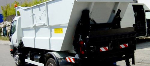 Hecklader-Müllwagen - EMS Machinery - Diesel / Verdichtern