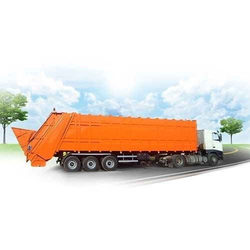 Sattelauflieger für Containertransport - EMS Machinery - für Abfall / 4-Achsen