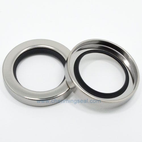 Lippendichtung - CSL series - Ningbo Chenming Seals Manufacturing Co., Ltd. - Edelstahl / PTFE / kreisförmig