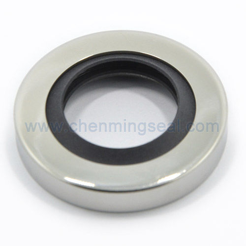 Doppellippendichtung - DEL series - Ningbo Chenming Seals Manufacturing Co., Ltd. - Edelstahl / PTFE / kreisförmig