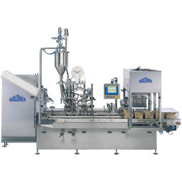 Abfüll- und Verpackungsmaschine / mit Kartonierung - DOSOMAT 20.24 Compact - WALDNER DOSOMAT - für Lebensmittel