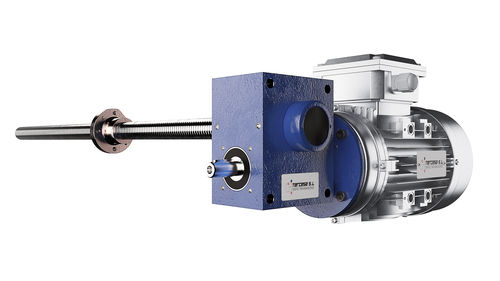 Motorisiertes Spindelhubgetriebe - TERCESA,S.L. - Edelstahl / Aluminium / Metall