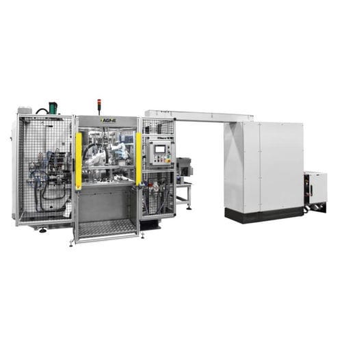 Automatische Stanzmaschine - AGME Automated Assembly Solutions - hydraulisch / pneumatisch / Dreh