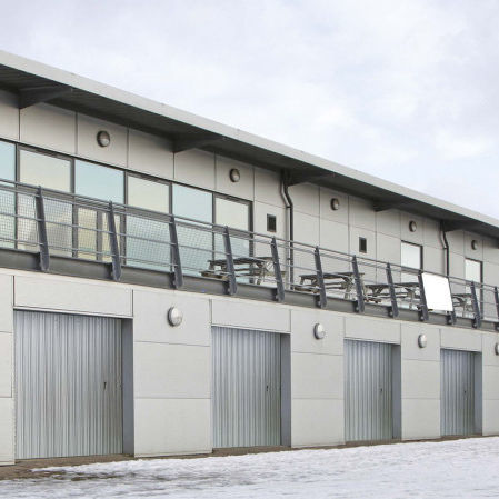 Vertikalschiebe-Tor - Ballan Spa - galvanisiertem Stahl / für Garagen