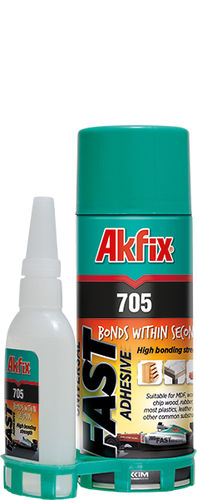 Cyanacrylat-Klebstoff - 705, 702LV, 702HV, 702, 303 - Akkim Yapı Kimyasalları San. ve Tic. A.Ş. - für Glas / universell / Einkomponenten