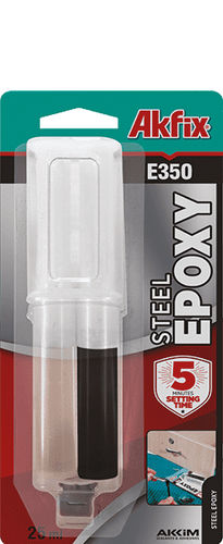 Epoxid-Klebstoff - E300, E340, E350 - Akkim Yapı Kimyasalları San. ve Tic. A.Ş. - für Metall / Zweikomponenten / Scherfestigkeit
