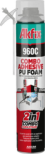 Polyurethanklebstoff - 960C Combo - Akkim Yapı Kimyasalları San. ve Tic. A.Ş. - für Metall / für Holz / für Schaumstoff