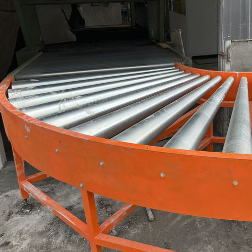 Rollenförderer - LB - Liantai Machinery - gebogen / für Schüttgut / für Abfall