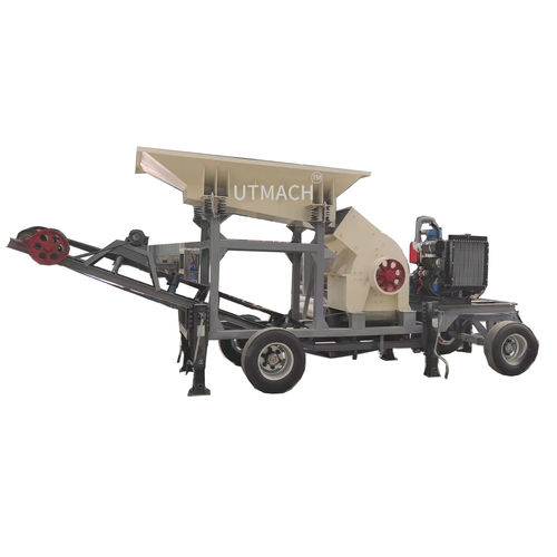 Hammerbrecher - PC - Liantai Machinery - mobil / für Sand / kompakt