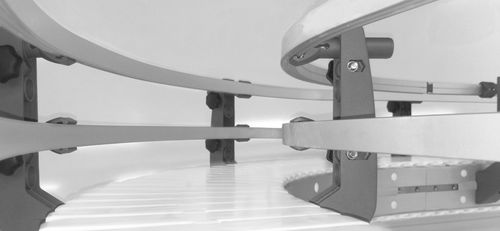 Laufschiene - modular automation GmbH - Edelstahl / Aluminium / mit Röllchen