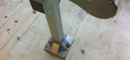 Aluminium-Halterung - modular automation GmbH - einstellbar / stationär / modular