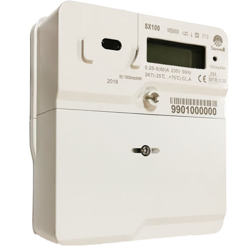 Einphasiger elektrischer Energiezähler - SX1B1 - Ningbo Sanxing Electric Co., Ltd - wandmontiert / digital