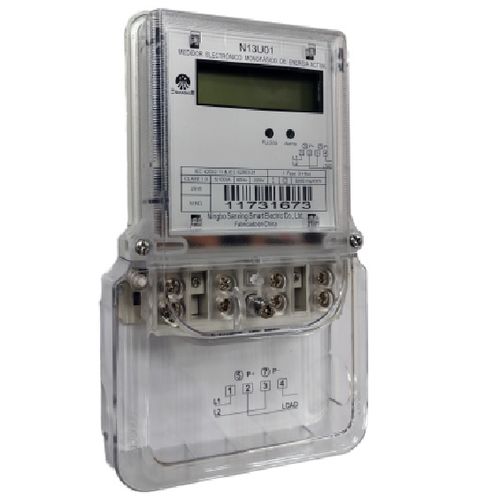 Einphasiger elektrischer Energiezähler - N13U01  - Ningbo Sanxing Electric Co., Ltd - wandmontiert / mit LCD-Display