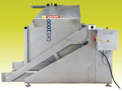 Hydraulischer Kipper - GKE - Voran - Paletten / für die Lebensmittelindustrie
